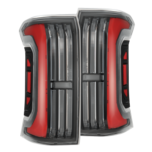 AlphaREX - 679010 | AlphaRex NOVA-Series Prismatic LED Tail Lights Black-Red for Toyota Tacoma - Image 1