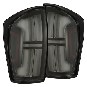 680092 | AlphaRex NOVA-Series Prismatic LED Tail Lights Alpha-Black for Toyota Tacoma (2016-2023)
