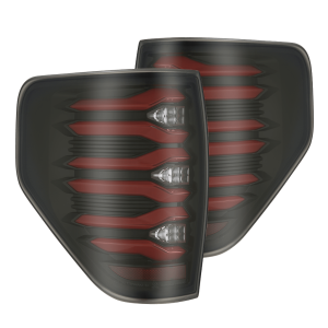 AlphaREX - 653090 | AlphaRex LUXX-Series LED Tail Lights Black-Red for Ford F150 (2009-2014) - Image 1
