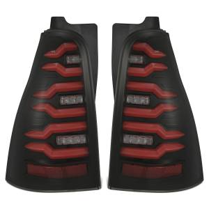 AlphaREX - 690080 | AlphaRex LUXX-Series LED Tail Lights Black-Red for Toyota 4Runner (2003-2009) - Image 1