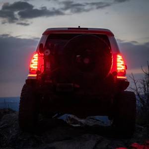 AlphaREX - 690080 | AlphaRex LUXX-Series LED Tail Lights Black-Red for Toyota 4Runner (2003-2009) - Image 2
