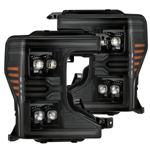 880340 | AlphaRex NOVA-Series LED Projector Headlights Alpha-Black for Ford Super Duty (2020-2022)