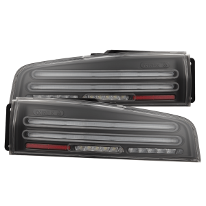 691010 | AlphaRex NOVA-Series Prismatic LED Tail Lights Black for Nissan Z Twin-Loop Style