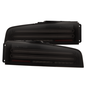 691020 | AlphaRex NOVA-Series Prismatic LED Tail Lights Alpha-Black for Nissan Z Twin-Loop Style
