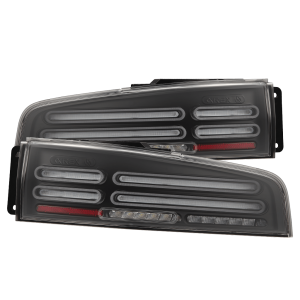 691012 | AlphaRex NOVA-Series Prismatic LED Tail Lights Black for Nissan Z Quad-Loop Style