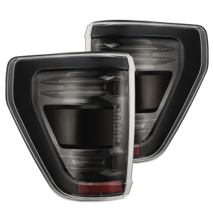 AlphaREX - 653060 | AlphaRex LUXX-Series LED Tail Lights Alpha-Black for Ford F150 (wth BLIS) (2021-2023) - Image 1