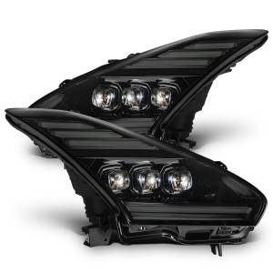 880360 | AlphaRex NOVA-Series LED Projector Headlights Alpha-Black for Nissan GT-R (2009-2025)