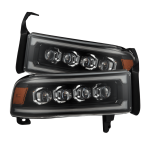 880350 | AlphaRex NOVA-Series LED Headlights Black for Dodge Ram 1500 (1994-2001)/2500/3500 (1994-2002)