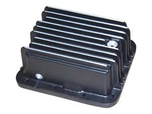 PML Covers - 10453-1-B | PML Cover Ford C4 Deep, Case Fil Transmission Pan For Ford Mustang, Bronco, Falcon, Pinto, And Maverick | Black Powder Coat Finish - Image 1