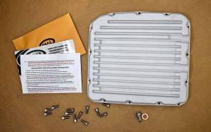 PML Covers - 7873-B | PML Cover GM TH425 Stock Capacity Transaxle Transmission Pan For Oldsmobile Toronado / Cadillac Eldorado / GMC Motorhomes | Black Powder Coat Finish - Image 4