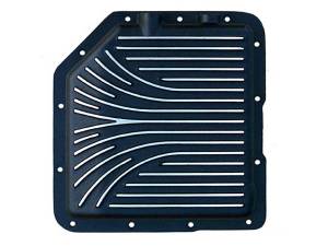 PML Covers - 9589-B | PML Cover GM Turbo 350 Stock Capacity Transmission Pan For Buick, Chevrolet & Oldsmobile | Black Powder Coat Finish - Image 1