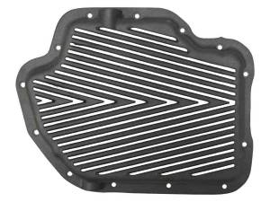 PML Covers - 9591-B | PML Cover GM Turbo 400 Stock Capacity Transmission Pan For Chevrolet, GMC, Jaguar, Jeep & Ferrari | Black Powder Coat Finish - Image 1