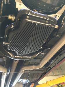 PML Covers - 9591-B | PML Cover GM Turbo 400 Stock Capacity Transmission Pan For Chevrolet, GMC, Jaguar, Jeep & Ferrari | Black Powder Coat Finish - Image 5