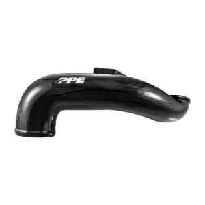 Pacific Performance Engineering - 115005060 | PPE Performance GM 6.6L Duramax LML- Zilla Carbon Fiber Turbo Inlet Upgrade Kit | Carbon Weave Finish - Image 2