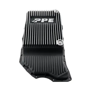 128052410 | PPE Performance GM 6.6L Gas 10L1000 Heavy-Duty Cast Aluminum Transmission Pan | Brushed Finish
