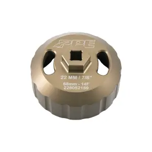 Pacific Performance Engineering - 228052159 | PPE Performance Oil Filter Socket Hard Anodized Billet Aluminum - 68mm 14F - Image 1