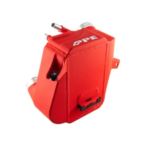 Pacific Performance Engineering - 315045212 | PPE Performance Ford 6.7L Power Stroke Air To Water Intercooler With Brushed Charge Pipes | Red Finish - Image 3