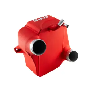 Pacific Performance Engineering - 315045212 | PPE Performance Ford 6.7L Power Stroke Air To Water Intercooler With Brushed Charge Pipes | Red Finish - Image 2
