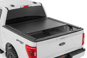 Rough Country - 53509550 | Rough Country Manual Retractable Bed Cover For Ford F-150 / F-150 Lightning | 5'7" Bed - Image 5