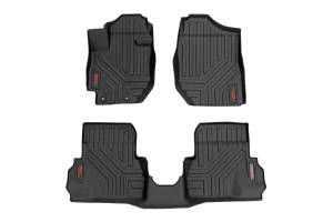 SM01013 | Rough Country Sure Fit Floor Mats For Suzuki Jimny | First & Second Row, For 3 Door Models