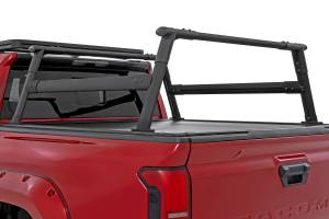 73141 | Rough Country Bed Rack T-Slot Compatible, Aluminum For Toyota Tacoma 2WD/4WD