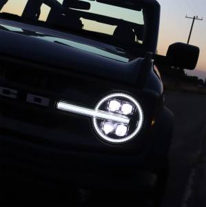 AlphaREX - 880260 | AlphaRex NOVA-Series LED Projector Headlights For Ford Bronco / Bronco Raptor | Black - Image 6