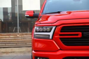 AlphaREX - 880516 | AlphaRex NOVA-Series LED Projector Headlights Ram 1500 (2019-2024) | Jet Black - Image 9