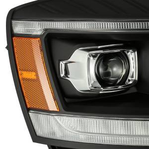 AlphaREX - 880532 | AlphaRex PRO-Series Halogen Projector Headlights Dodge Ram 1500 / 2500 / 3500 (2006-2008) | Black - Image 2