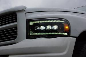 AlphaREX - 880564 | AlphaRex NOVA-Series LED Projector Headlights Dodge Ram 1500 / 2500 / 3500 (2002-2005) | Black - Image 6