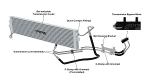 Pacific Performance Engineering - 124069000 | PPE Performance Auxiliary Transmission Cooler Kit For GM 1500 2.7L 8L90 - Image 4