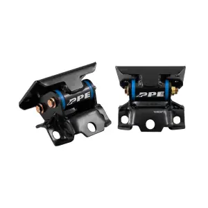 168037140 | PPE Performance Engine Mount Kit With Silicone Bushings For GM Pickup Trucks/SUVs | Blue Finish