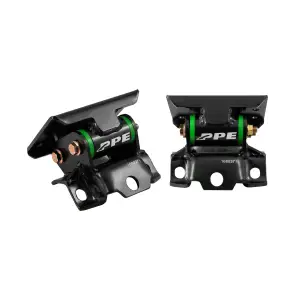 168037150 | PPE Performance Engine Mount Kit With Silicone Bushings For GM Pickup Trucks/SUVs | Green Finish