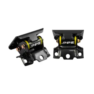 168037160 | PPE Performance Engine Mount Kit With Silicone Bushings For GM Pickup Trucks/SUVs | Yellow Finish