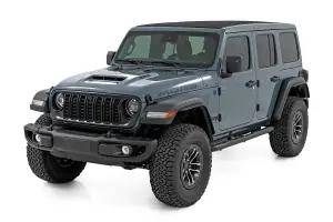 Rough Country - 43010 | Rough Country Nerf Steps, 3 Inch Tube, 4 Door For Jeep Wrangler Unlimited 2WD/4WD - Image 3