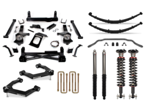 210-P1150 | Cognito 8 Inch Performance Lift Kit with Elka 2.0 IFP Shocks (Silverado, Sierra 1500 2WD/4WD Includes AT4, AT4X, Trail Boss & ZR2)