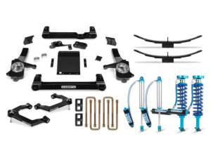 510-P0955 | Cognito 6 Inch Elite Lift Kit with King 2.5 Remote Reservoir Shocks (Silverado, Sierra 1500 2WD/4WD Including AT4 and Trail Boss)