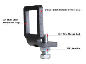 Cognito Motorsports - 25ANTIRATTLE | BulletProof 2.5 inches Anti-Rattle Clamp - Image 2