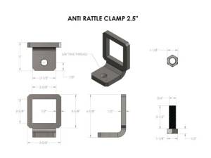 Cognito Motorsports - 25ANTIRATTLE | BulletProof 2.5 inches Anti-Rattle Clamp - Image 3