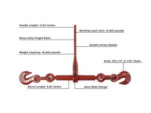 Cognito Motorsports - BPEDBINDER | BulletProof Extreme Duty 1/2 inches - 5/8 inches Ratchet Binder - Image 7