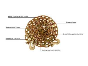 Cognito Motorsports - BPLDTRANSPORT12 | BulletProof Light Duty 1/4 inches x 12 feet Transport Chain - Image 2