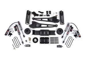 BDS2180FPE | BDS Suspension 6 Inch Lift Kit With Radius Arm For Ram 3500 4WD Diesel | Front Coil Spring / Bump Stop Extension | Rear 6 Inch Block Kit With OE Air Assist | Fox 2.5 Performance Elite Shocks