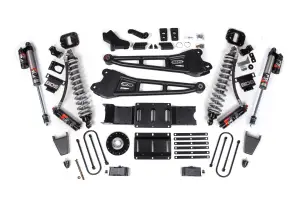 BDS2179PES | BDS Suspension 6 Inch Lift Kit With Radius Arm For Ram 3500 4WD Diesel | Front Coilover / Rubber Bump Stop | Rear 5 Inch Block Kit With Overload | Fox 2.5 Performance Elite Shocks