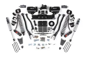 BDS2182PPS | BDS Suspension 6 Inch Lift Kit With 4-Link For Ram 3500 4WD Diesel | Front Coilover / Rubber Bump Stop | Rear 5 Inch Block Kit With Overload | Fox 2.5 Performance Series HTO Shocks