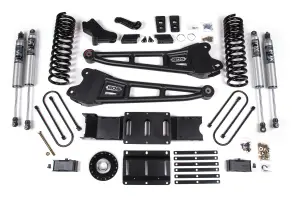 BDS2184PS | BDS Suspension 5.5 Inch Lift Kit With Radius Arm For Ram 3500 4WD Gas | Rear 5 Inch Block Kit Without Overload | Fox 2.5 Performance Series HTO Shocks