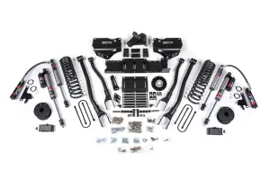 BDS2189FPE | BDS Suspension 5.5 Inch Lift Kit With 4-Link For Ram 3500 4WD Gas | Rear 6 Inch Block Kit With OE Air Assist | Fox 2.5 Performance Elite Shocks