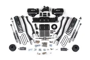 BDS2189H | BDS Suspension 5.5 Inch Lift Kit With 4-Link For Ram 3500 4WD Gas | Rear 6 Inch Block Kit With OE Air Assist | NX2 Nitro Series Shocks