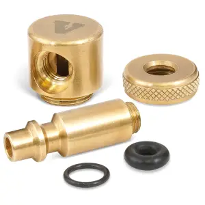 VIAIR - 60001 | VIAIR TLC Inflator OE Presta Head, Push-on | 3 Piece, Brass - Image 2