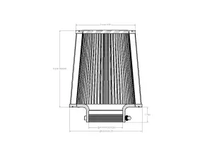 Afe - Advance Flow Engineering - 21-90010V | aFe Power Magnum FORCE Intake Replacement Air Filter With D2 Dura-Dry Media | 4-1/2 IN F x 8-1/2 IN B x 7 IN T x 9 IN H - Image 6