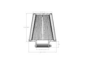 Afe - Advance Flow Engineering - 21-90018V | aFe Power Magnum FORCE Intake Replacement Air Filter With D2 Dura-Dry Media | 3-1/2 IN F x 8 IN B x 5-1/2 IN T x 8 IN H - Image 6