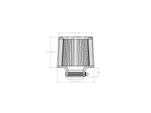 Afe - Advance Flow Engineering - 21-90022V | aFe Power Magnum FORCE Intake Replacement Air Filter With D2 Dura-Dry Media | 2-1/2 IN F x 6 IN B x 5-1/2 IN T x 5 IN H - Image 4